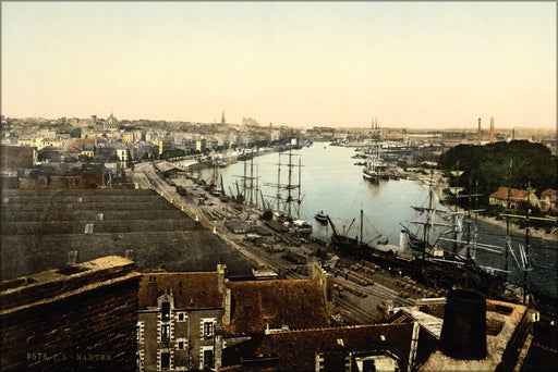 Poster, Many Sizes Available; Nantes, France, Photochrom1897