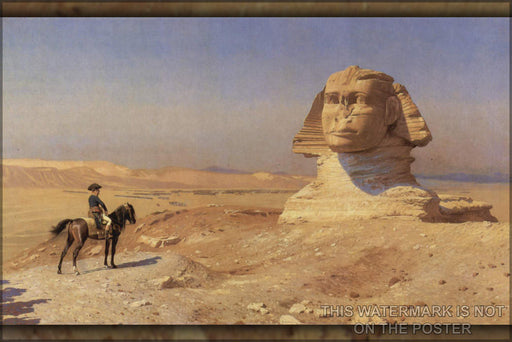 Poster, Many Sizes Available; Napoleon Bonaparte Before The Sphinx, (Ca. 1868) By Jean-LÃ©on GÃ©rÃ´me, Hearst Castle