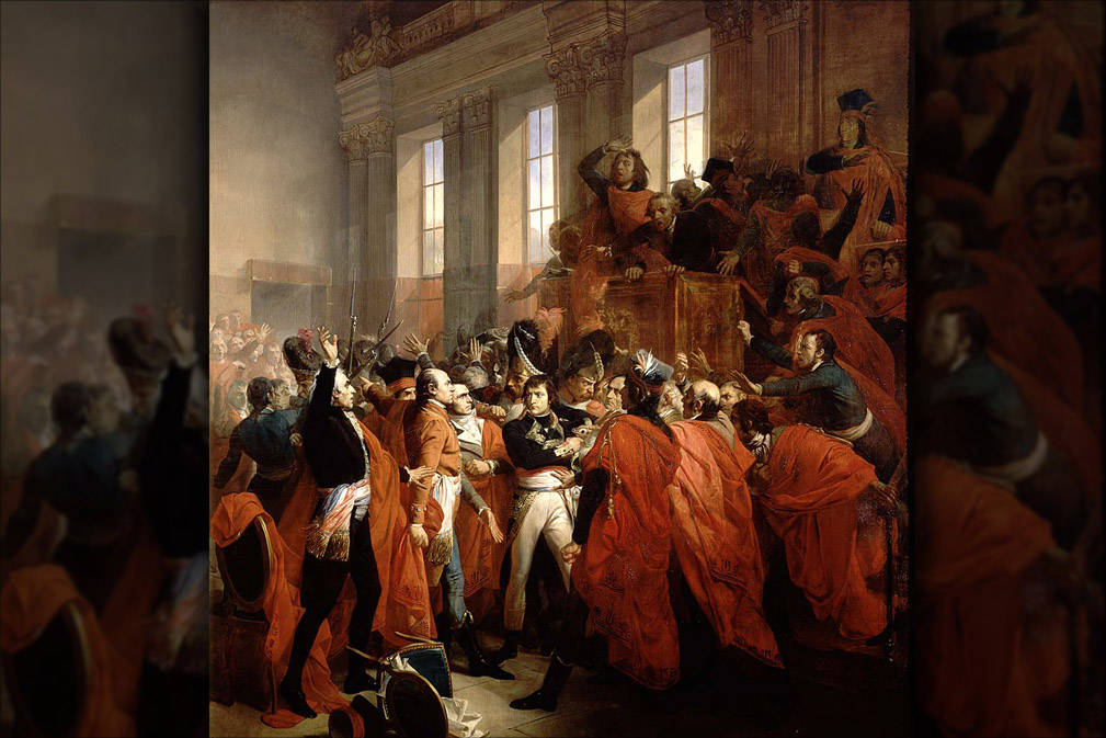 Poster, Many Sizes Available; NapolÃ©on Bonaparte In The Coup D&#39;Ãtat Of 18 Brumaire, Which Marked The End Of The Revolution