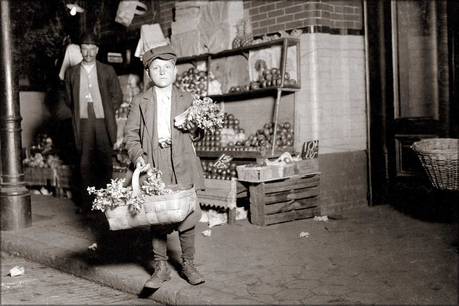 Poster, Many Sizes Available; Gus Strateges, 11Yo Celery Vendor Central Market