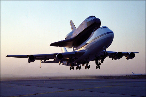 Poster, Many Sizes Available; Nasa 747 Space Shuttle Carrier Aircraft 911 With Endeavour 1991