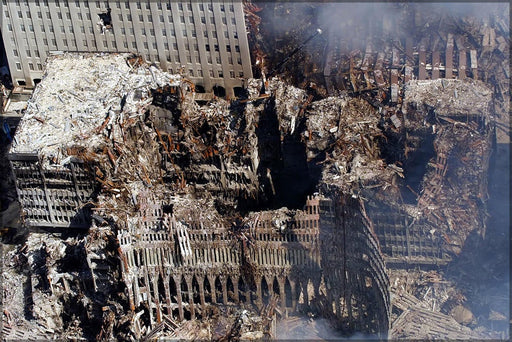 Poster, Many Sizes Available; Remains World Trade Center Of 6 World Trade Center, 7 World Trade Center, And 1 World Trade Center, Days After