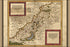 Poster, Many Sizes Available; Map Of Holy Land Israel Palestine In German 1588