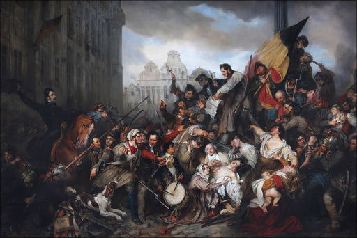 Poster, Many Sizes Available; Gustave Wappers Episode Des Journees De Septembre 1830 Sur La Place De L&#39;Hotel De Ville De Bruxelles