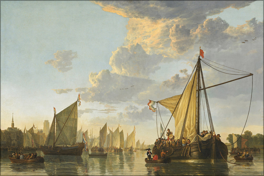 Poster, Many Sizes Available; Aelbert Cuyp The Maas At Dordrecht