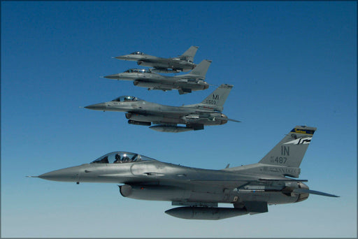 Poster, Many Sizes Available; F-16Cd Fighting Falcon Fighters Air National Guard