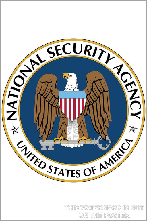 Poster, Many Sizes Available; National Security Agency Seal Central Security Service (Nsacss) Is A Cryptologic Intelligence Agency Cryptogra