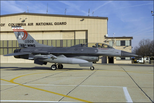 Poster, Many Sizes Available; F-16D Fighting Falcon, District Of Columbia Air National Guard