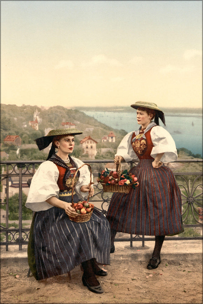 Poster, Many Sizes Available; National Vierlander Costume, Hamburg, Germany 1890