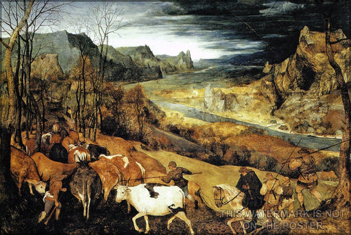 Poster, Many Sizes Available; Return Of The Herd Bruegel