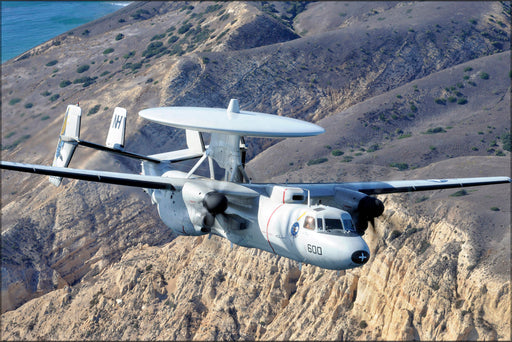 Poster, Many Sizes Available; Navy E-2C Hawkeye (Vaw) 117 Near Ventura California