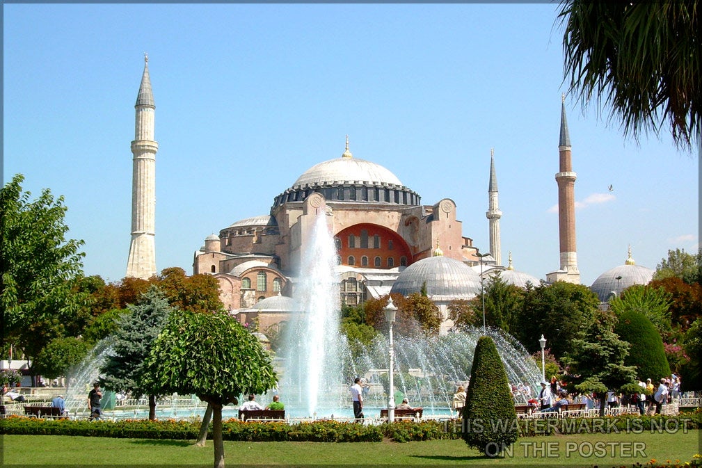 Poster, Many Sizes Available; Hagia Sophia Istanbul Turkey Constantinople P2