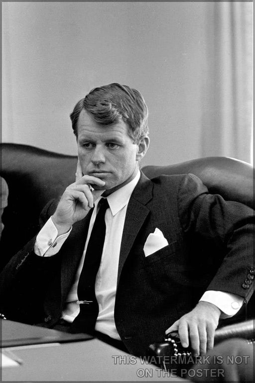 Poster, Many Sizes Available; Robert F. Kennedy At The White House, 1964