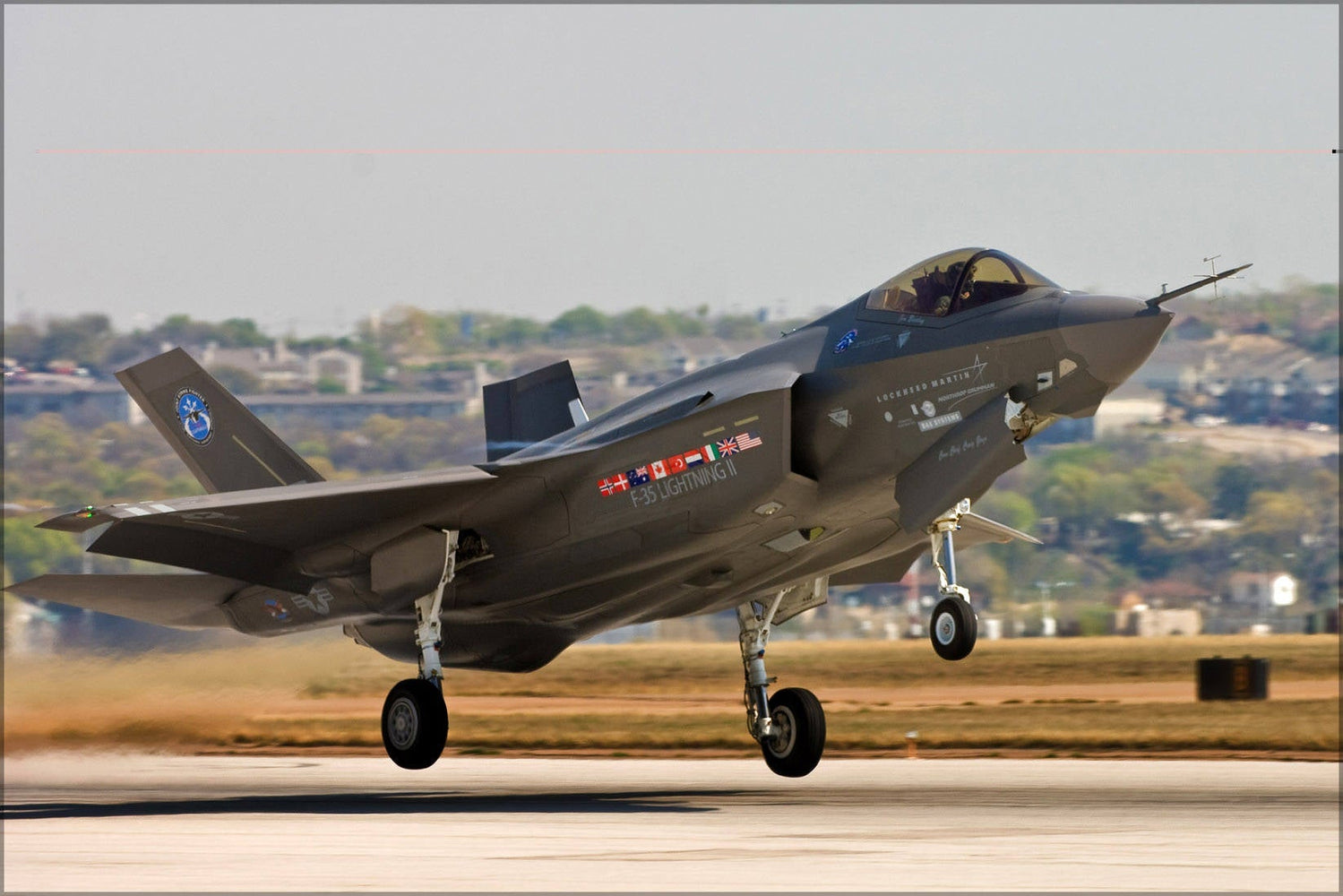Poster, Many Sizes Available; F-35 Lightning Ii At Lockheed Martin Aeronautics Plant