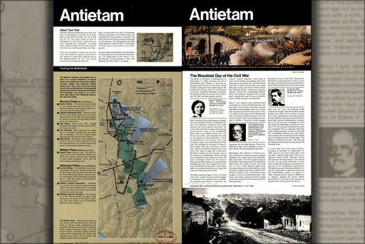 Poster, Many Sizes Available; Map Of Antietam National Battle Field Site 1948