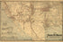 Poster, Many Sizes Available; Map Of Santa FÃ© Railroad Route And Connections, 1888