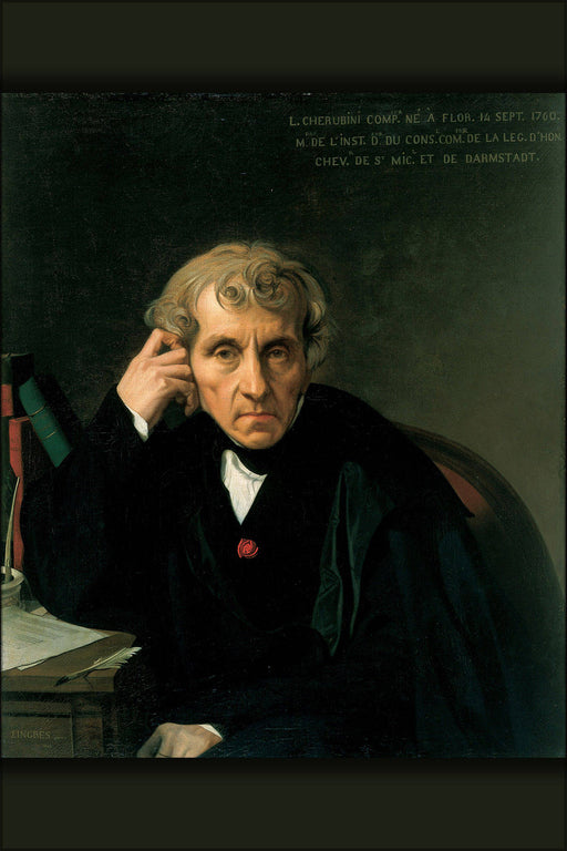 Poster, Many Sizes Available; Jean Auguste Dominique Ingres Luigi Cherubini