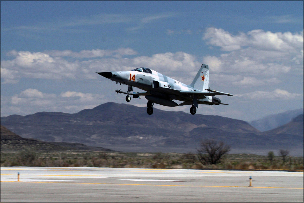 Poster, Many Sizes Available; Navy Northrop F-5N Tiger Ii F-5 (Vfc-13) Saints, Nevada