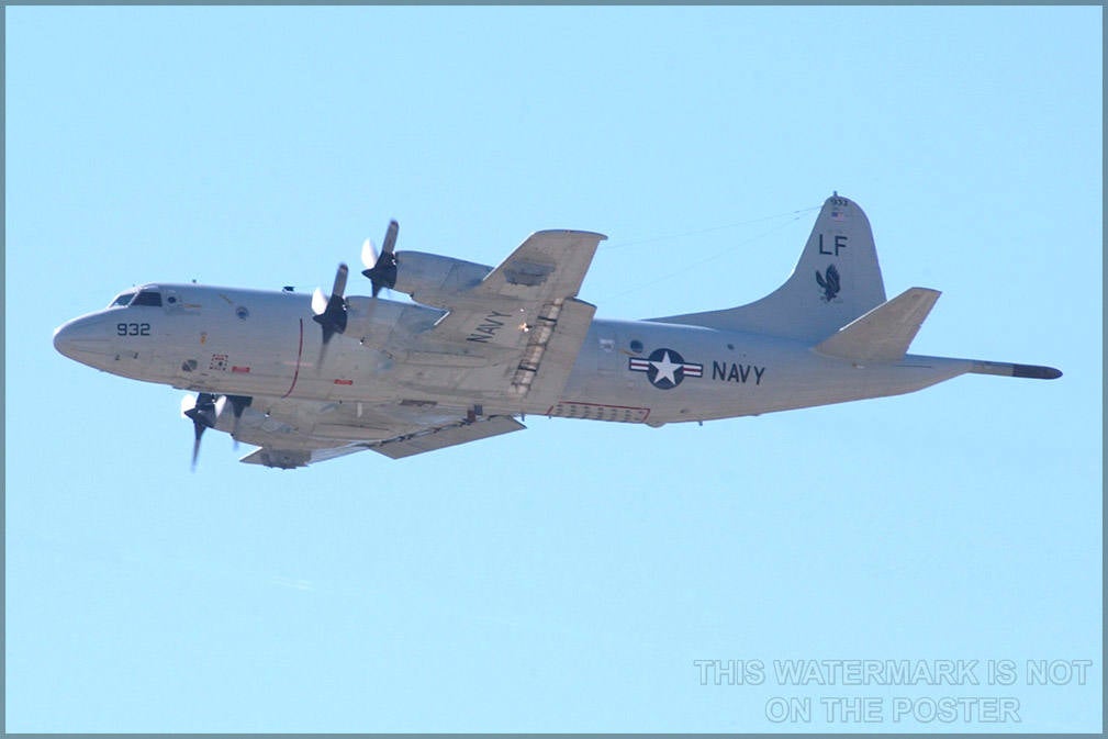 Poster, Many Sizes Available; Navy P-3 âOrionâ Aircraft, Assigned To The âWar Eagles P3