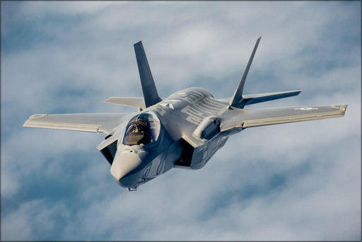 Poster, Many Sizes Available; F-35A Lightning Ii Aircraft Assigned To 58Th Fighter Squadron P2