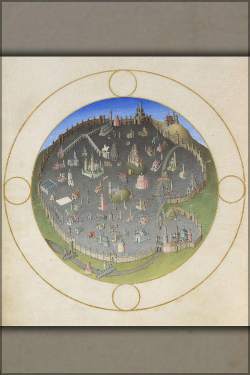 Poster, Many Sizes Available; Rome From The 15Th-Century Illuminated Manuscript TrÃ¨s Riches Heures Du Duc De Berry