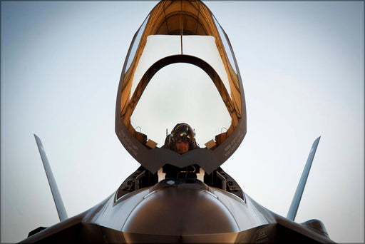 Poster, Many Sizes Available; F-35A Lightning Ii Refuels From Kc-135 Stratotanker