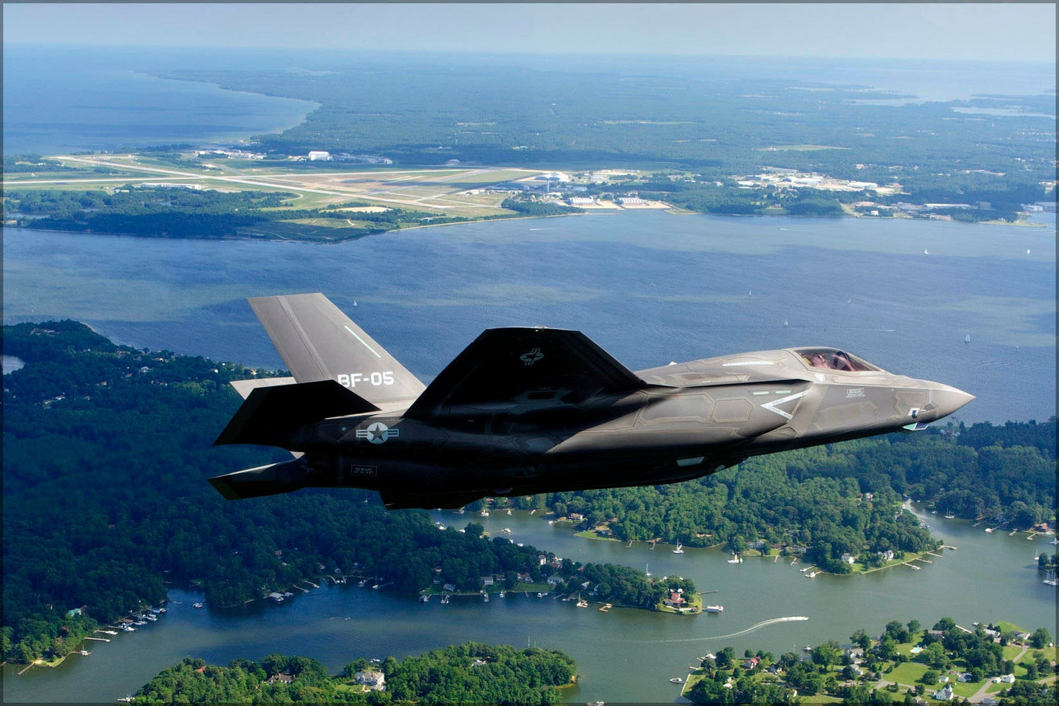 Poster, Many Sizes Available; F-35B Lightning Ii  Naval Air Station Patuxent River Maryland