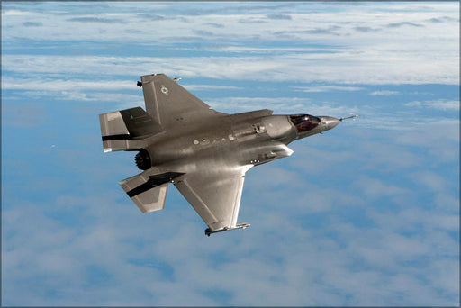 Poster, Many Sizes Available; F-35B Lightning Ii Joint Strike Fighter Aircraft Bf-3 Aim-9X