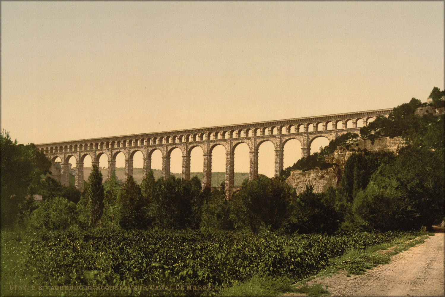 Poster, Many Sizes Available; Roquefavour Aqueduct, Marseilles Canal, France 1890