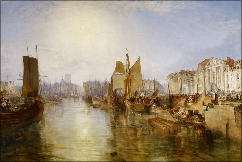 Poster, Many Sizes Available; Harbor Of Dieppe By Joseph Mallord William Turner