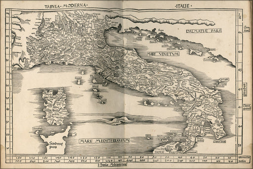 Poster, Many Sizes Available; Map Of Italy 1513 P2