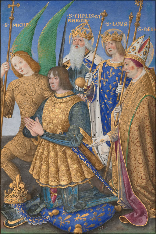 Poster, Many Sizes Available; Jean Bourdichon French Louis Xii Of France Kneeling In Prayer