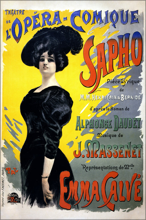 Poster, Many Sizes Available; Jean De Paleologu Jules Massenet Sapho