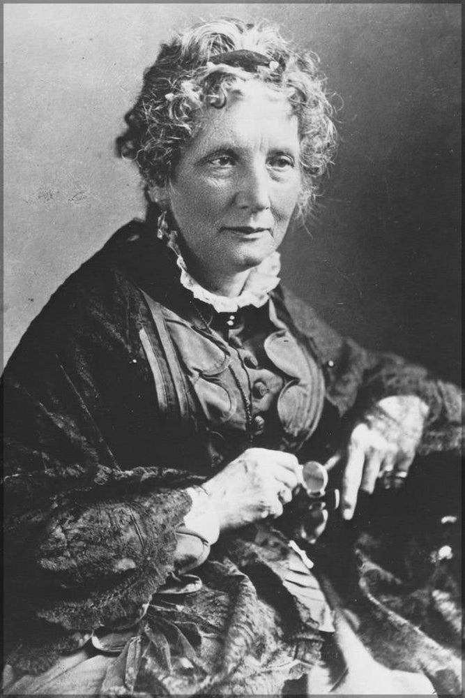 Poster, Many Sizes Available; Harriet Beecher-Stowe, American Abolitionist And Author Of Uncle Tom&#39;S Cabin