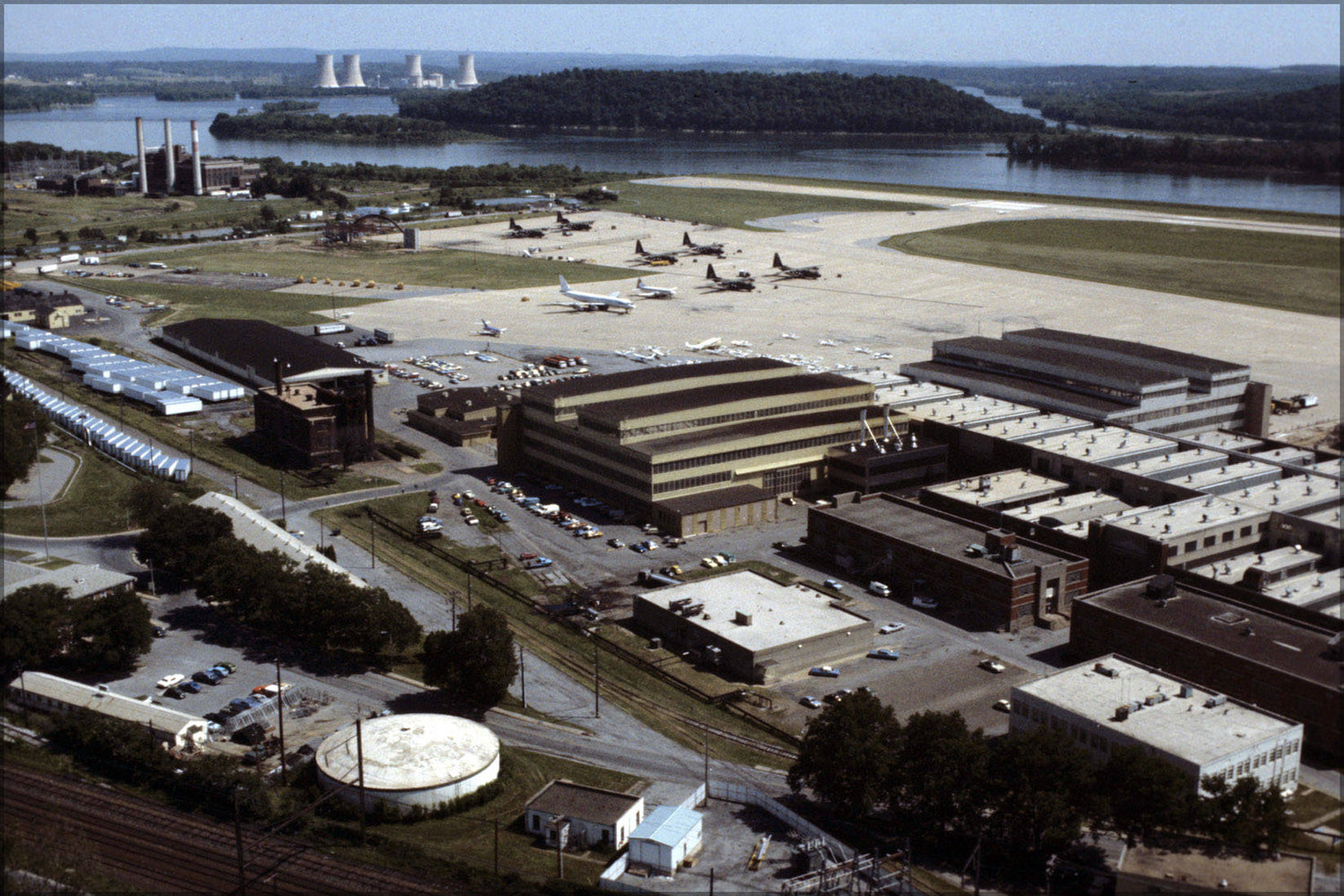 Poster, Many Sizes Available; Harrisburg Int Airport With Pennsylvania Ang Aircraft 1979