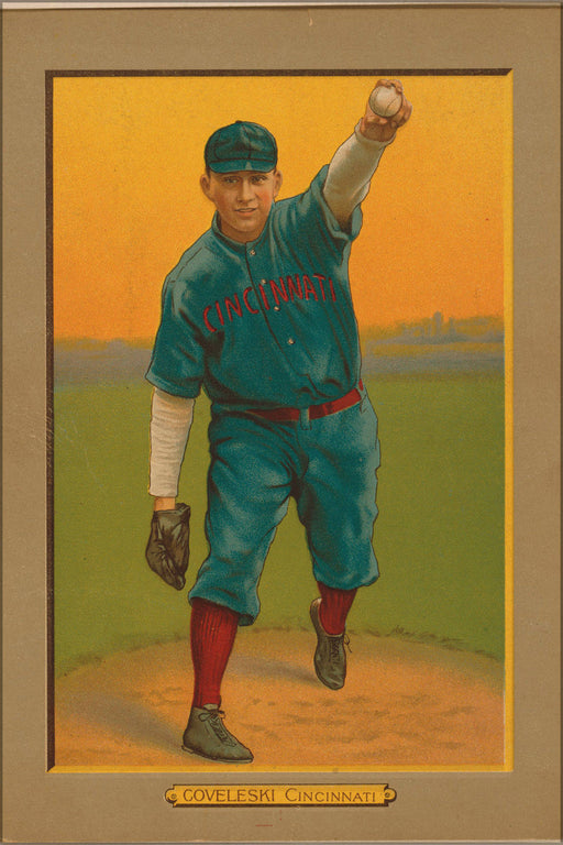 Poster, Many Sizes Available; Harry Coveleski Baseball Card