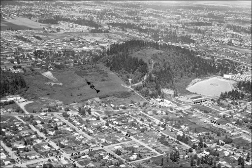 Poster, Many Sizes Available; Aerial View Of Kelly Butte, 1963, Portland, Oregon