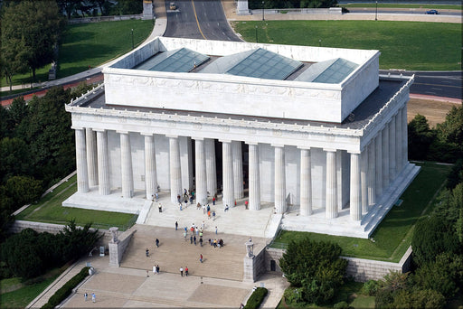 Poster, Many Sizes Available; Aerial View Of Lincoln Memorial East Side Edit.Jpeg_Files