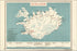 Poster, Many Sizes Available; Cia Map Of Iceland 1958