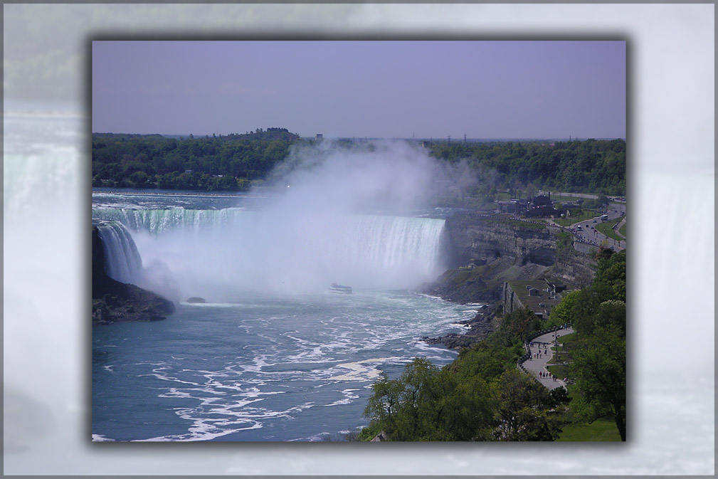 Poster, Many Sizes Available; Niagara Falls And Maid Of The Mist