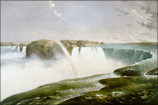 Poster, Many Sizes Available; Niagra Falls -From The Canada Side, 1868 Currier And Ives