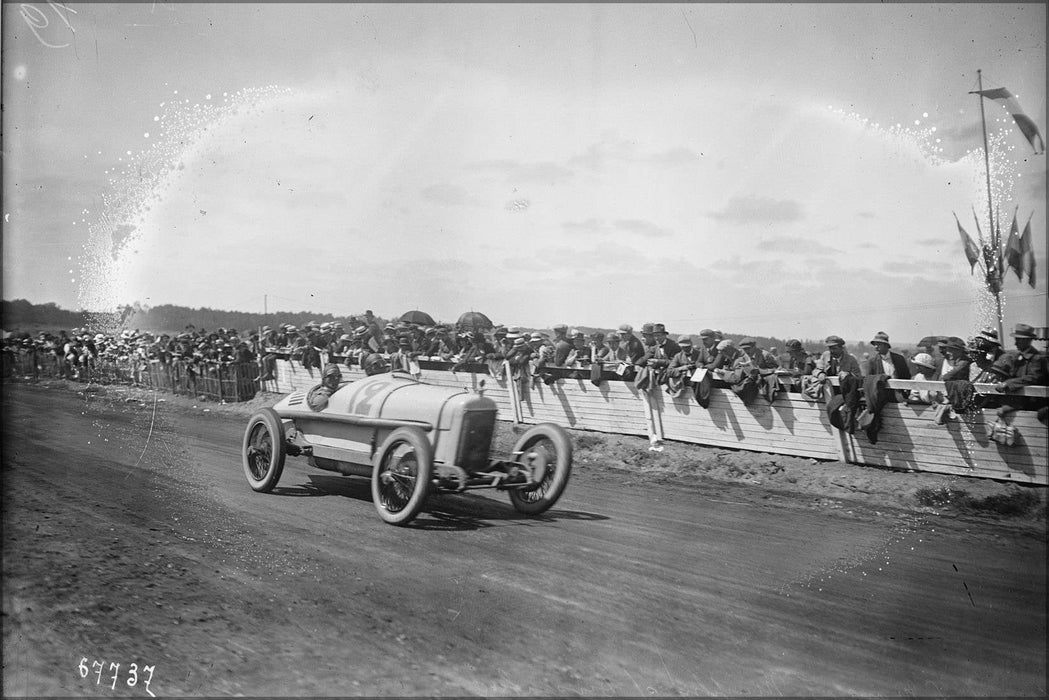 Poster, Many Sizes Available; Jimmy Murphy In Duesenberg 1921 French Grand Prix Le Mans