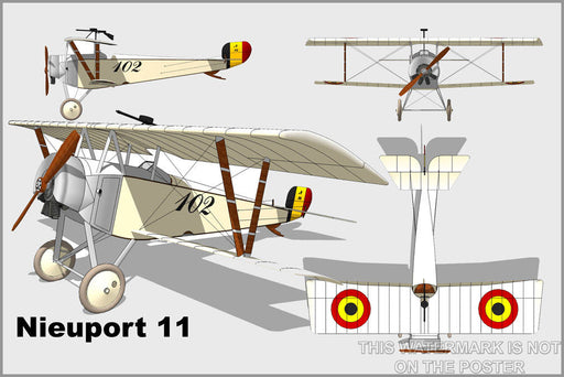 Poster, Many Sizes Available; Nieuport 11 - Copy