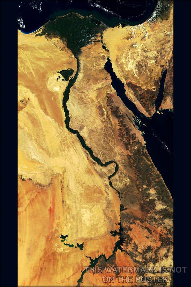 Poster, Many Sizes Available; Nile River Egypt Nile Sat