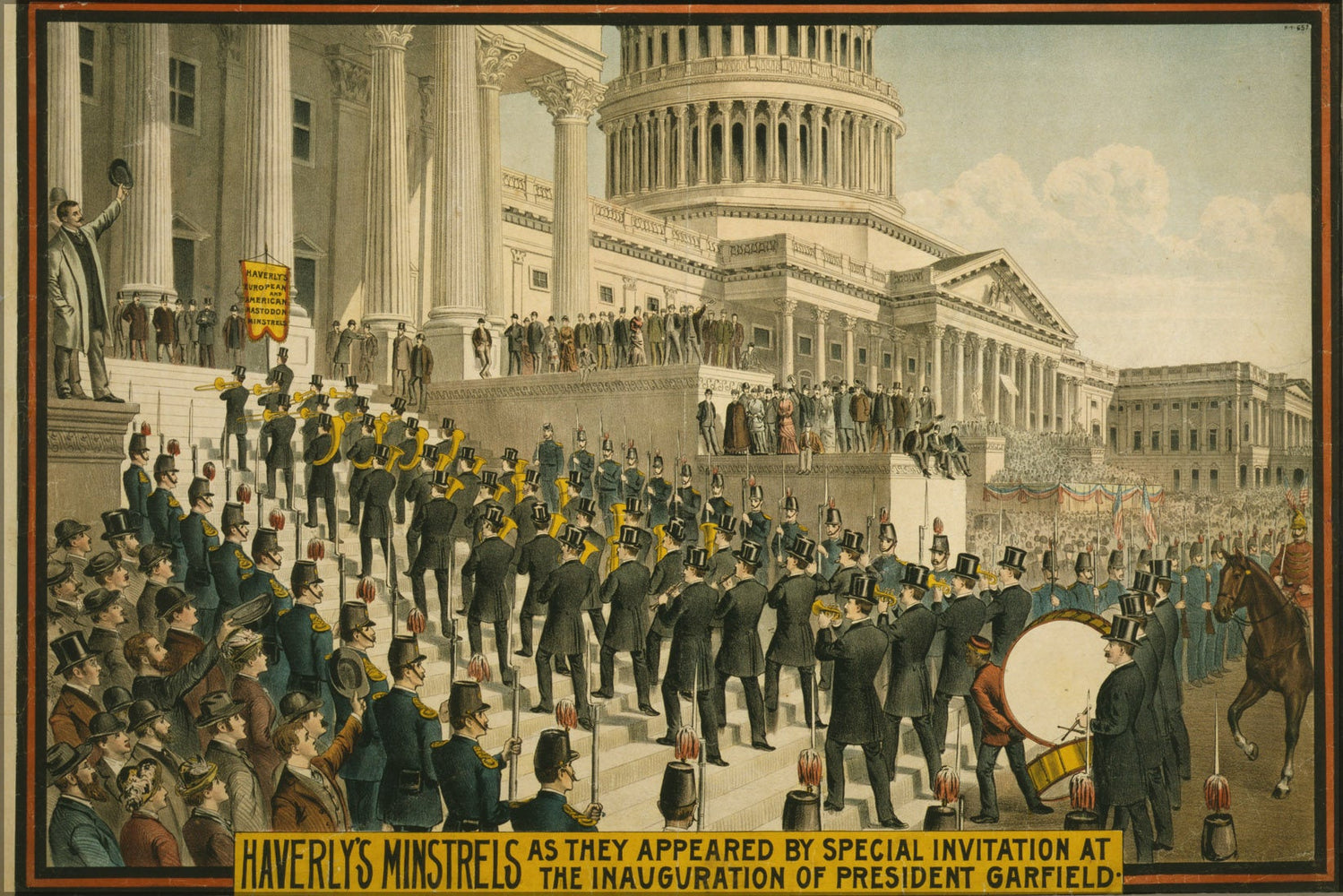 Poster, Many Sizes Available; Haverly'S European And American Mastodon Minstrels Poster