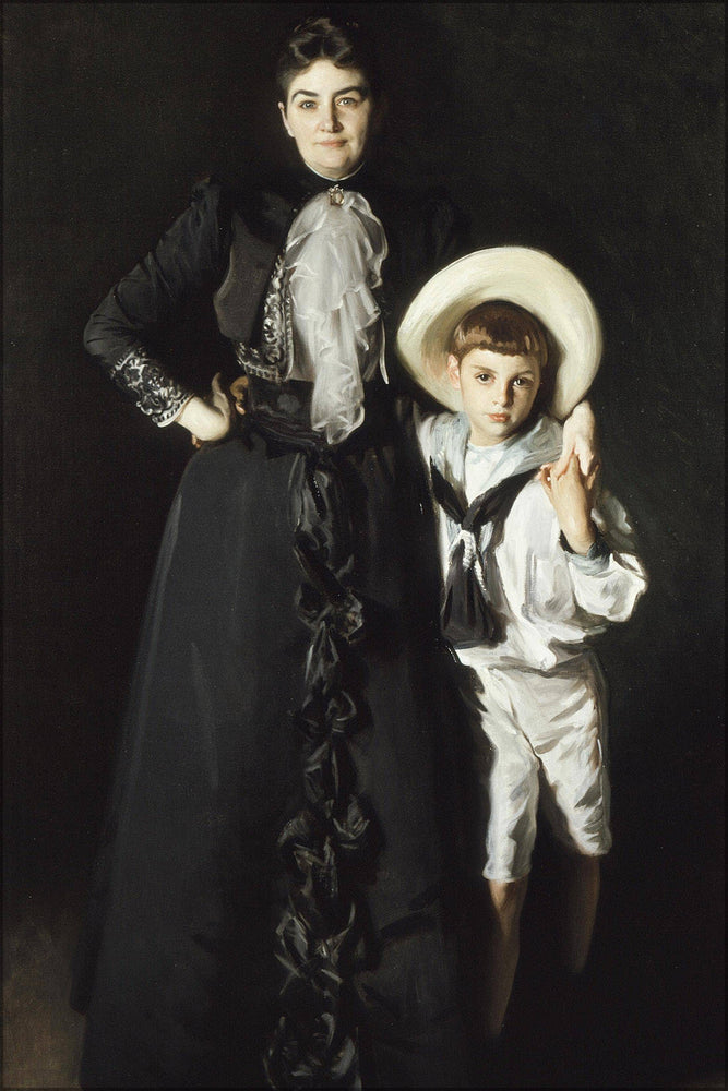 Poster, Many Sizes Available; John Singer Sargent - Portrait Of Mrs. Edward L. Davis And Her Son, Livingston Davis #031715