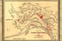 Poster, Many Sizes Available; Map Of The Alaska Gold Fields 1897