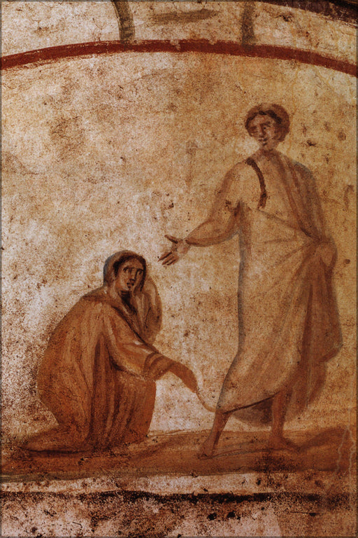 Poster, Many Sizes Available; Healing Of A Bleeding Women Marcellinus Peter Catacomb