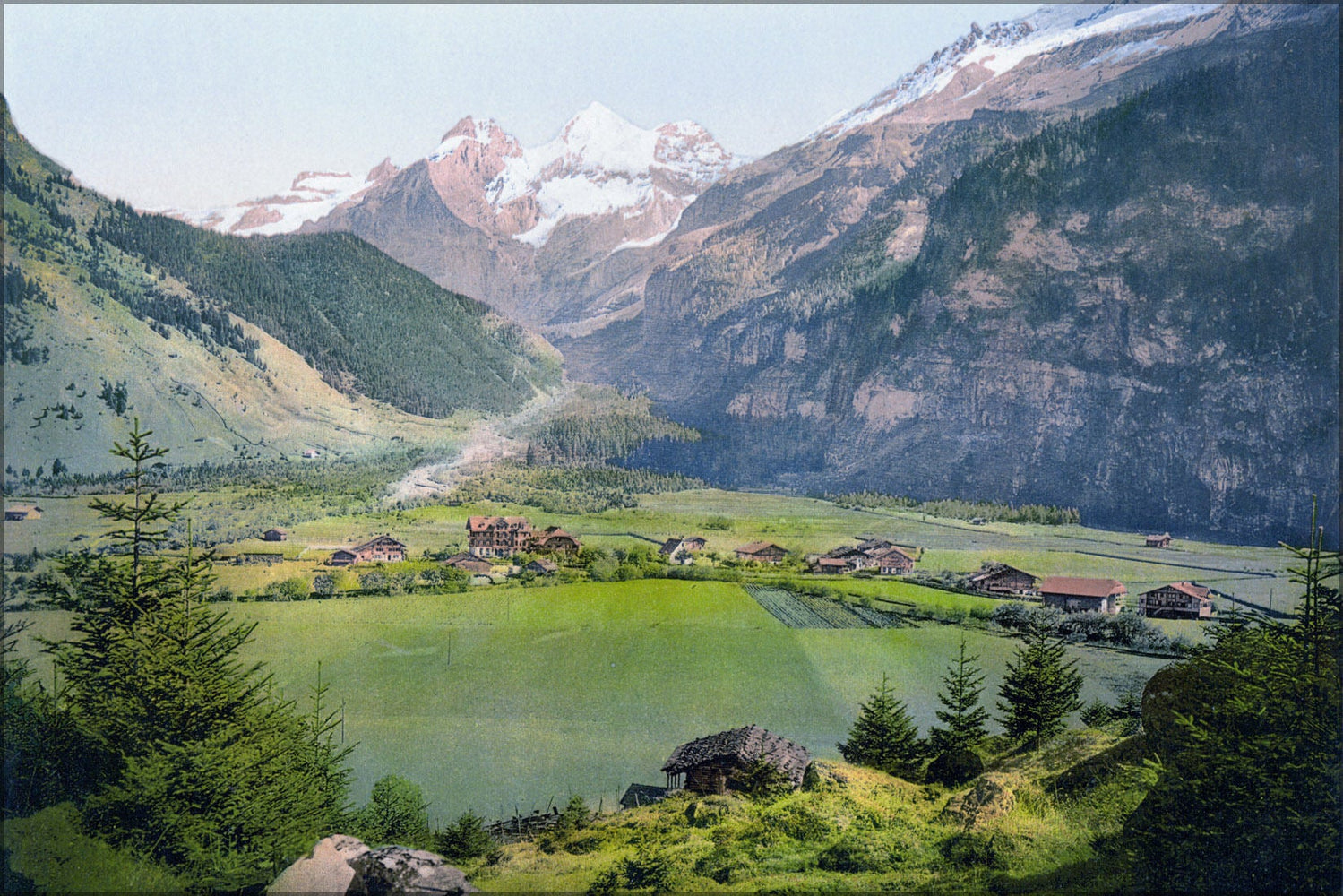 Poster, Many Sizes Available; Kandersteg Um 1900 Switzerland Photochrom