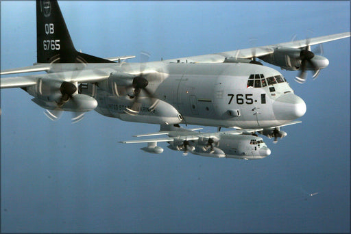 Poster, Many Sizes Available; Kc-130J Hercules Aircraft, (Vmgr) 352